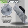 ToolSpace 1 x Square Styrofoam Rasp Sanding Board Grinder Aerated