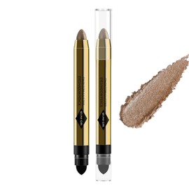 Sweet Night Eye Shadow Pencil, Eye Shadow Stick, Eye Shadow Pen, Double-ended, Multi-functional, Natural Brown, 3D Sensation, Shading, Tear Bag, Highlights, Sweat Proof (03-Milk Tea Brown)