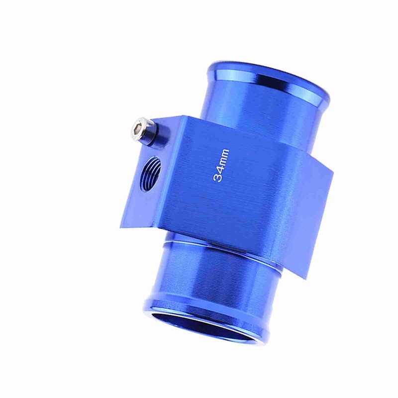 Universal Metal Car Water Temperature Sensor Adapter Blue for Most