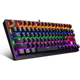 Unbranded Computer Desktop Gaming Keyboard and Mouse Mechanical Feel Led Light Backlit USA