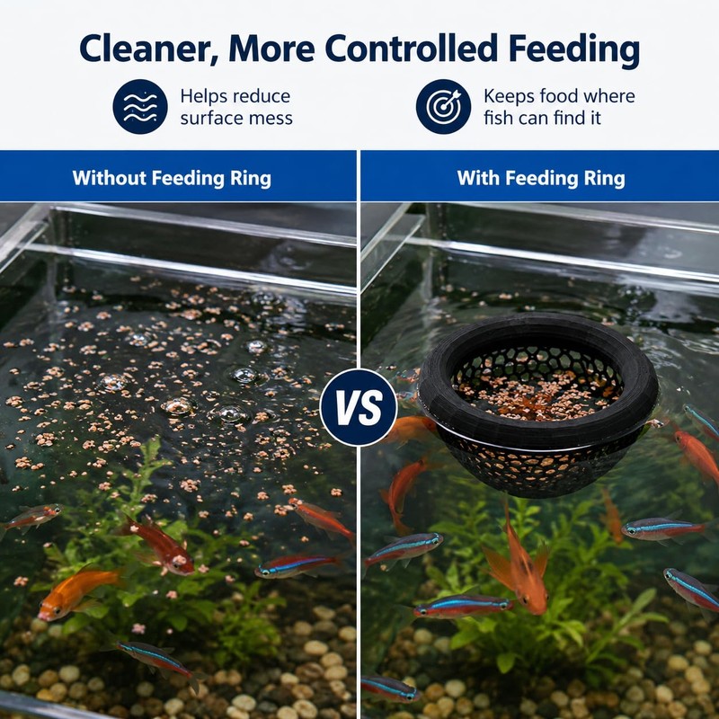 2 PCS Floating Betta Hammock, Shrimp Feeder, Small Fish Feeding