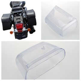 TOPZONE PARTS Tail Light Rear Lamp Lens Clear for Suzuki 1998-2009 Intruder VL1500 ; 2001-2009 Volusia VL800 ; 2005-2007 Boulevard C 90; 2001-2009 Boulevard C 90