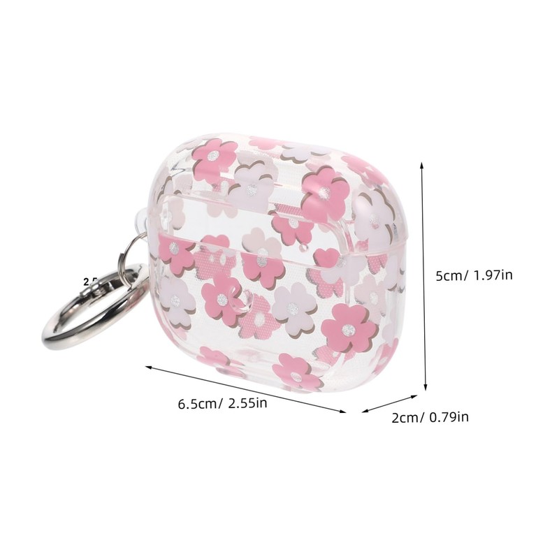 COHEALI Glitter Flower Earphone Case for Stylish Protective Cover for