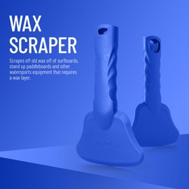 AGIT Global Wavestorm Surfboard Wax Scraper // Multi-Use Hard Plastic Scraper Wax Cleaner for Snow, Sand and Surfboards, Multi-Purposed Tool use for Gardening, Paint, Cleaning and More (Assorted)