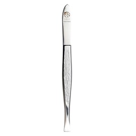 Sonnenschein by Hans Kniebes Straight Tweezers - Wide Mouth - 8cm Chip Tweezers - Stainless Steel Slicker Tweezers