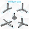 ICITYWALL 8 Leg Carport Kits，Low Peak Canopy Fitting Kit with