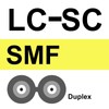 [10Gtek OS2/OS1] Single Mode Duplex LC/SC Connector Optical Cable, 3.3