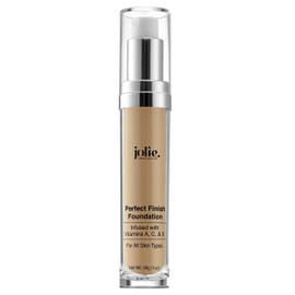 Jolie Perfect Finish Liquid Foundation Makeup SPF 15 Oil Free (LW3)