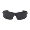 Locs Men's Cholo Biker Sunglasses - Black Frame, Black Lens,