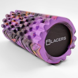 Lacers Petrolline Facia Rollers - Premium Foam Fascia Roller for Gymnastics and Massage - Available in 6 Colours - Ideal for Yoga, Pilates and Fitness Effective Relaxation (Purple)