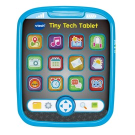 VTech Tiny Tech Tablet, Educational Toy, Light Up Buttons, Animal Voices & Phrases, Discovery & Exploration, Language Development, Gift for Ages 9, 12, 18, 24 Months +, English Version