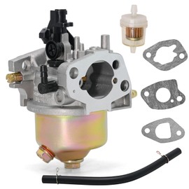 Carburetor Kit Replacement for Mountfield RS100 Engine HP164 HP414 SP164 SP414 RS100 Lawnmower Engine Parts with 2pcs Gasket and 1pcs Fuel Filter Carb