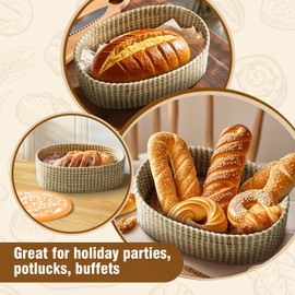 Bread Warmer Basket with Stone -Bread Warmer Basket for Serving Tortilla, Sourdough-Terracotta Bun Warmer -Gift for House Warming, Christmas, Sourdough Baker, Newlywed, Bread Basket with Warming Stone