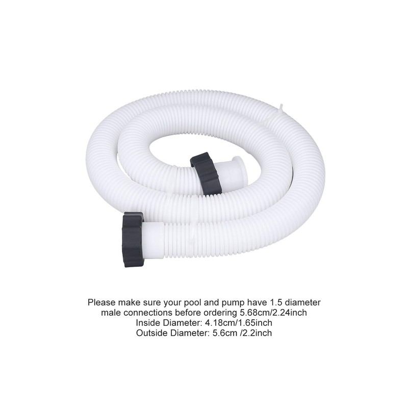 Ground Pool Pump Replacement Hose Leakproof Easy to Use Ground