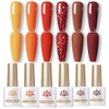 Born Pretty UV Nagellack Glitzer Rot - Gel Nagellack Orange