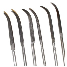 Hawk FR8106 16cm Bend File, 6-Pieces
