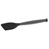 Sabatier Nylon Spatula with Silicone Head, 12-Inch, Black/Gray