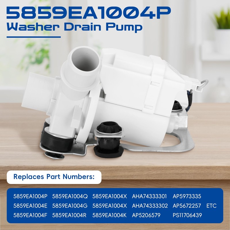 5859EA1004P Washer Drain Pump Assembly,5859EA1004P Washer Drain Pump Motor Compatible