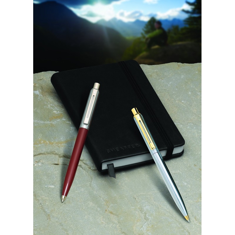 Sheaffer Sentinel Ballpoint Chrome - Gold Trim