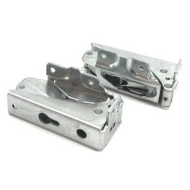Baldo-direkt Fridge Door Hinge Set Top + Bottom for Whirlpool Bauknecht 481231018626, 488000636779; Indesit C00312450, C00636779; Kitchenaid C00636779 for Fridge Freezer