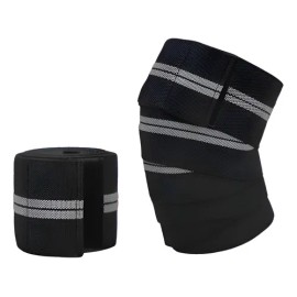 1 Par Vendas Para Rodilla Knee Wraps Elastica Rodilleras Gym