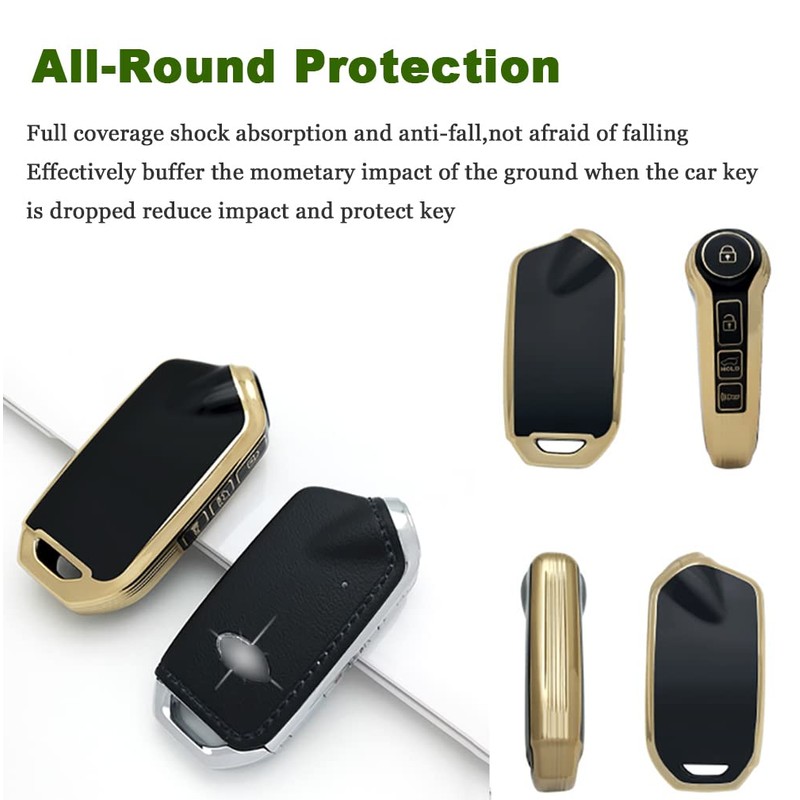 ontto Car Key fob Cover Fit for Kia Stinger K900