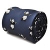Frederick Thomas navy tie with banksy panda design with signature