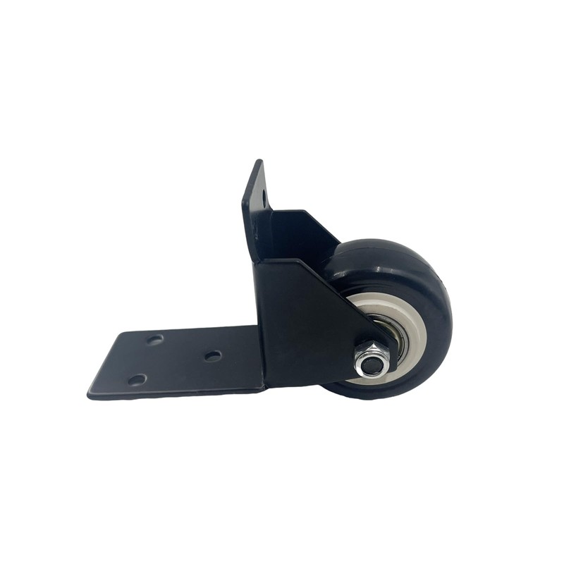 Yuqim 2 Pack Black Side Mount Casters 2 Inch Non