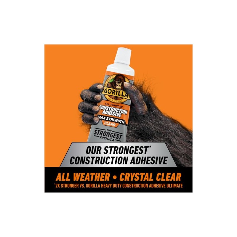 Gorilla Max Strength Calcomanía de Construcción 2.5 oz