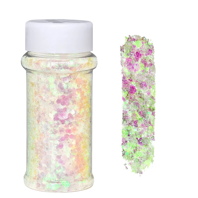 Wholesale 5D Cat Color Shift Glitter Bubble Chunky Glitter Set