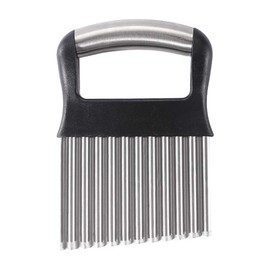Potato Crinkle Cutter, Stainless Steel Potato Chipper Suitable for Fruits and Vegetables