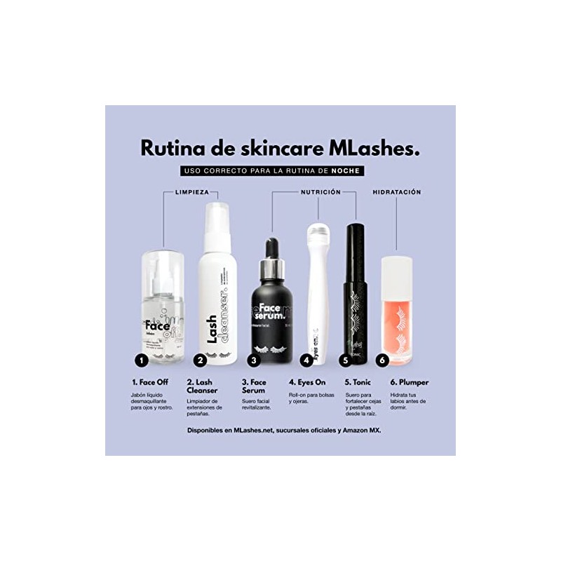 Face Serum MLashes con Ácido Hialurónico + Colágeno + Vitamina