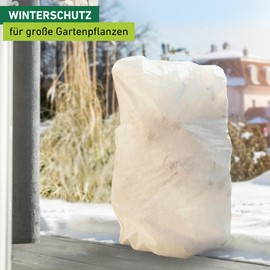 Windhager Winter Fleece Cover Protect XXL, Cold Protection, Frost Protection for Plants, Cover Fleece, Winter Protection Cover, 1.5 x 2.5 m, White