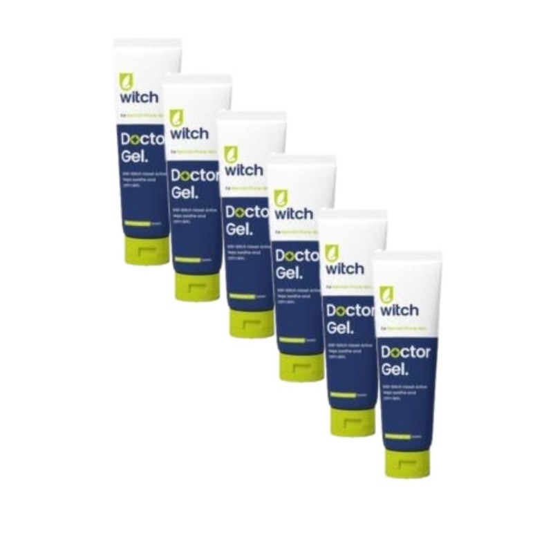 Witch Doctor Gel 35ml x 6 pack, with Witch Hazel