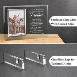 Unique Prints Design Bereavement Gifts for Loss of Brother, Memorial Picture Frame for Loss of Father, Sympathy Gifts for Loss of Brother, Condolence Gift