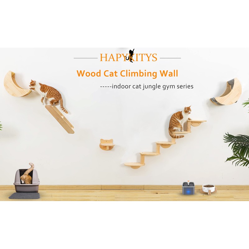 Cat Shelf for Wall Hammock Climbing Shelves and Perches Solid