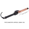 Curling Iron Wand Adjustable Temperature Ceramic Barrel Hair Curler 25mm
