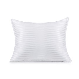 Acanva Bed Pillows for Sleeping,Premium Fluffy and Soft 3D Fiber Filled, Perfect for Back, Stomach & Side Sleepers, Queen (Pack of 1), White