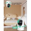 Kidsneed 5" Split Baby Monitor with 2 HD 720P Cameras