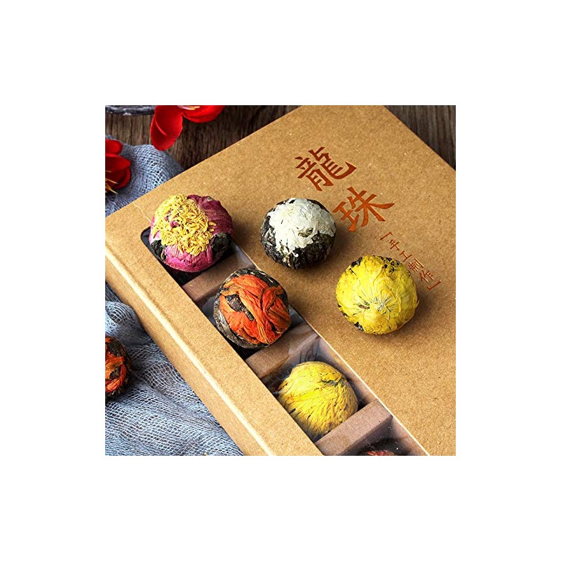 Yunnan Pu'er Scented Dragon Ball Gift Box - 120g (18pcs)