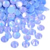 BLINGINBOX Blinginbox Flatback Rhinestones Round Gems, 1440pcs Luminous Series Glass
