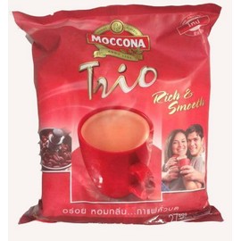 Moccona Trio Rich and Smooth 3in1 27 Sachets Net Wt. 513g Thailand Product