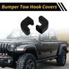 REPAIROCK Car Bumper Tow Hook Covers for Jeep Wrangler JK