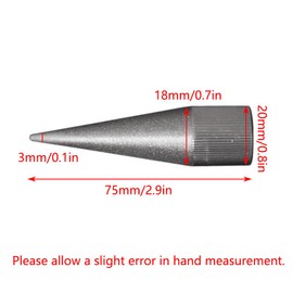 Leather Hole Punch Sharpener, 3-16MM Leather Round Hole Punch Emery Polisher, Hollow Hole Punches Polishing Tool