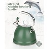 Harriet Tea Kettle Stovetop, 2.5 Quart Whistling Stainless Steel Tea