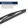 X AUTOHAUX Car Rear Windshield Wiper Blade Arm Set 265mm