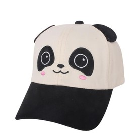 SJTJSPX Kids Baseball Cap，Cute Embroidered Golf Hat，Panda Printed Dad Hat，Boys Girls Peaked Hat， Running Camping Sun Hat Outdoor Sports Trucker Hat for Aged 2-8 Black