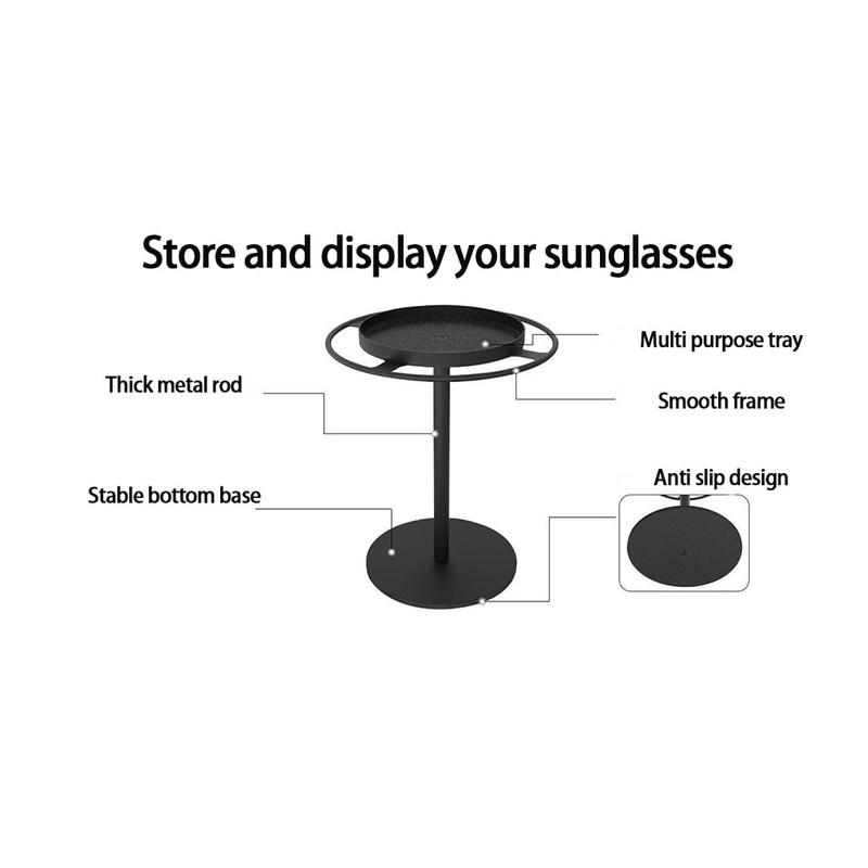 Integrated Jewelry Tray Sunglasses Organizer Weighted Base Sunglasses Organizer Can