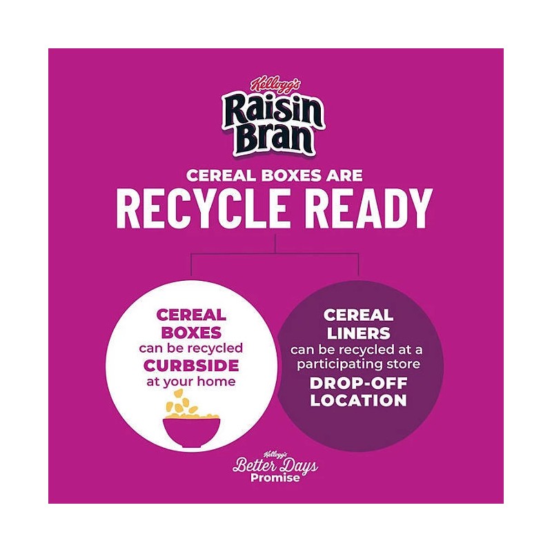 Raisin Bran Cereal, 76.5 oz. 4 Pack