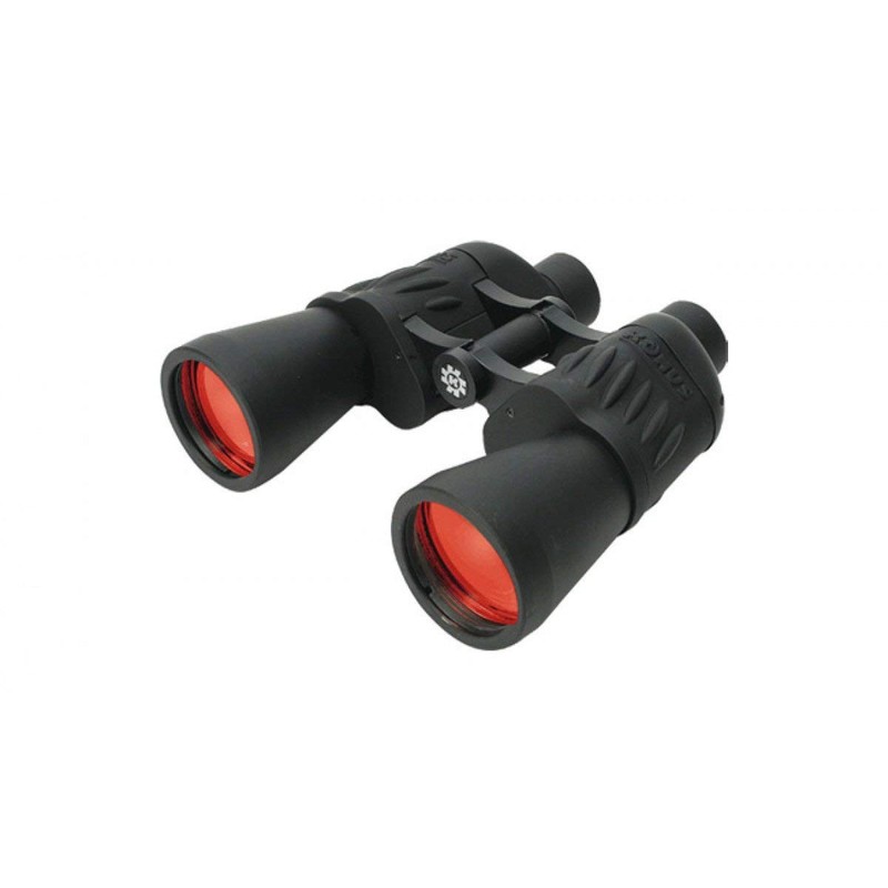 KONUS Sporty 10x50 Black Rubberised Binoculars with Ruby Optics, Constant